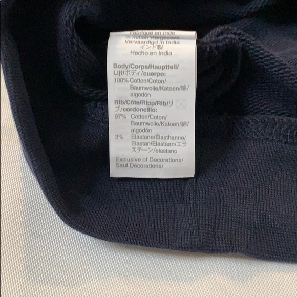 J Crew Sweatshirt withFloral Embroidery on Sleeves - Picture 7 of 7